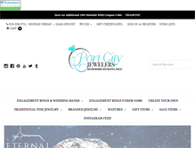 Tablet Screenshot of portcityjewelers.com